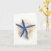 Seastar Notecard Kaart (Gele Bloem)