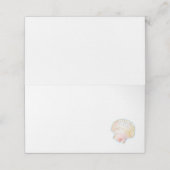 Seastar starfish waterverf art roze gast plaatskaartje (Buitenkant ongevouwen)