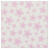 Seastar zeesterren tekenen roze witte stof (Close Up)