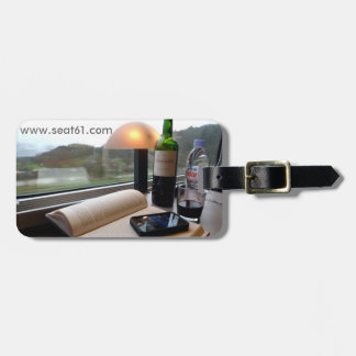 Seat61 TGV-bagageetiket Bagagelabel