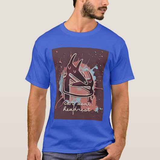 Seat Headrest Twin Fantasy Paintsplash T-shirt (Voorkant)