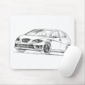 Seat Leon Cupra 2009 Muismat (Met muis)