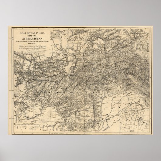 Seat of War:  Afghanistan 1878 Poster (Voorkant)