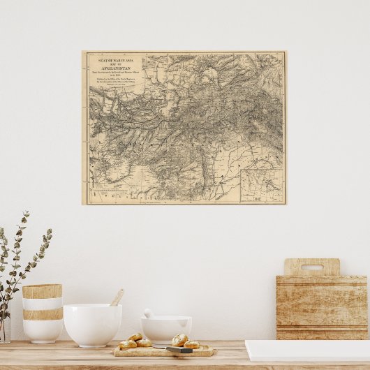 Seat of War: Afghanistan 1878 Poster (Keuken)