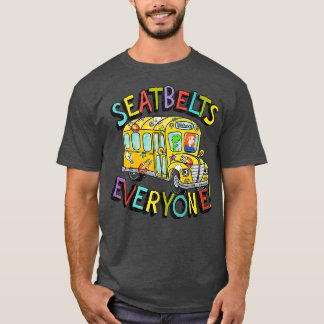 Seatbels Iedereen Funny Magic School Bus Driver J T-shirt