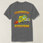 Seatbels Iedereen Funny Magic School Bus Driver J T-shirt (Design voorkant)