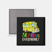 Seatbelts Everyone Fun Magic School Bus Driver Job Magneet (Voorkant / Achterkant)