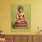 Seated Buddha Canvas Afdruk (Insitu (Woonkamer))