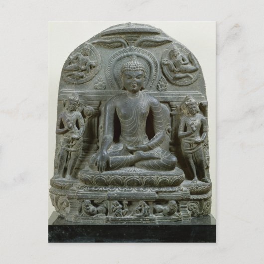 Seated Buddha in meditatie Briefkaart (Voorkant)