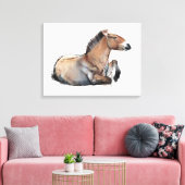 Seated Przewalski 2011 Canvas Afdruk (Insitu (Woonkamer))