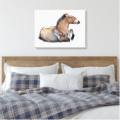 Seated Przewalski 2011 Canvas Afdruk (Insitu (Slaapkamer))