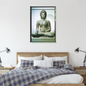 Seated Sakyamuni Buddha uit Ch'ungung-ni (ijzer) Canvas Afdruk (Insitu (Slaapkamer))
