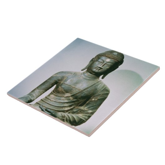Seated Sakyamuni Buddha uit Ch'ungung-ni (ijzer) Tegeltje (Zijkant)