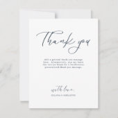 SEATERNAL Ocean Waves & Nautical Monogram Bruiloft Bedankkaart (Voorkant)