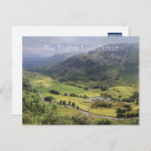 Seathwaithe Valley, het Engelse Lake District Briefkaart (Voorkant / Achterkant)