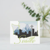 Seatle Briefkaart (Staand voorkant)