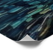 Seatle Space Needle in van Gogh stijl Poster (Hoek)