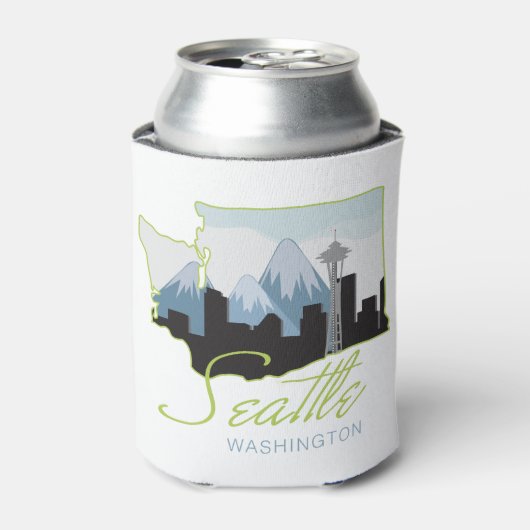 Seatle Washington Blikjeskoeler (Blikje Voorkant)