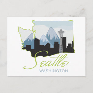 Seatle Washington Briefkaart