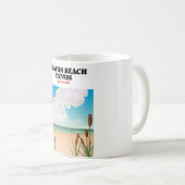 Seaton Beach Dorset reisposter Koffiemok (Voorkant rechts)