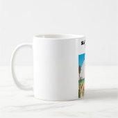 Seaton Beach Dorset reisposter Koffiemok (Links)