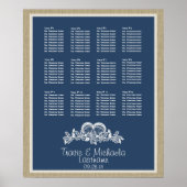 Seatrix Beach Theme Seat Chart Poster (Voorkant)