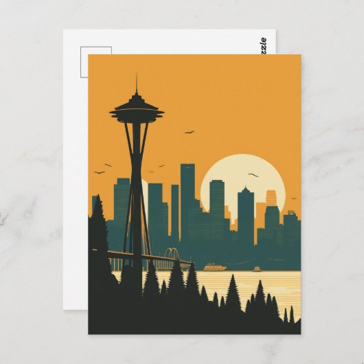 SEATTLE #1 BRIEFKAART (Voorkant / Achterkant)