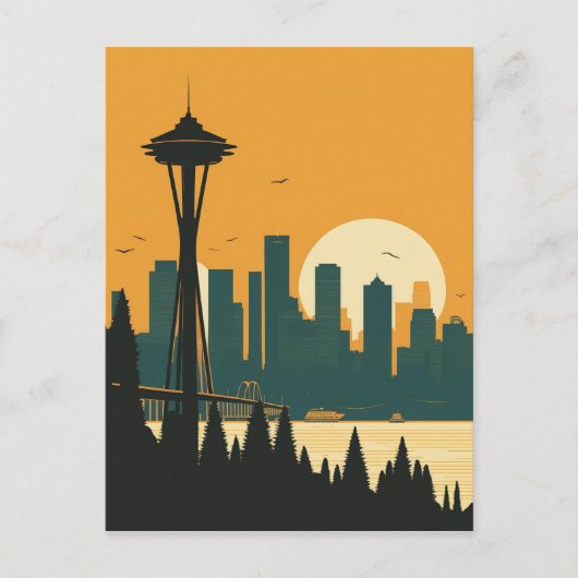 SEATTLE #1 BRIEFKAART (Voorkant)