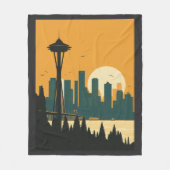 SEATTLE #1 FLEECE DEKEN (Voorkant)