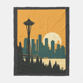 SEATTLE #1 FLEECE DEKEN