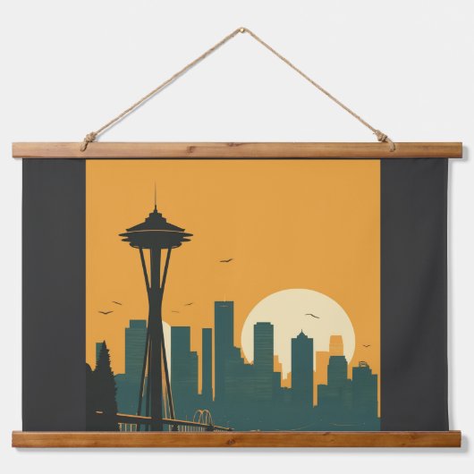 SEATTLE #1 HANGEND WANDKLEED (Voorkant)
