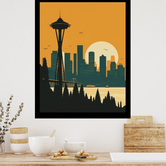 SEATTLE #1 POSTER (Keuken)