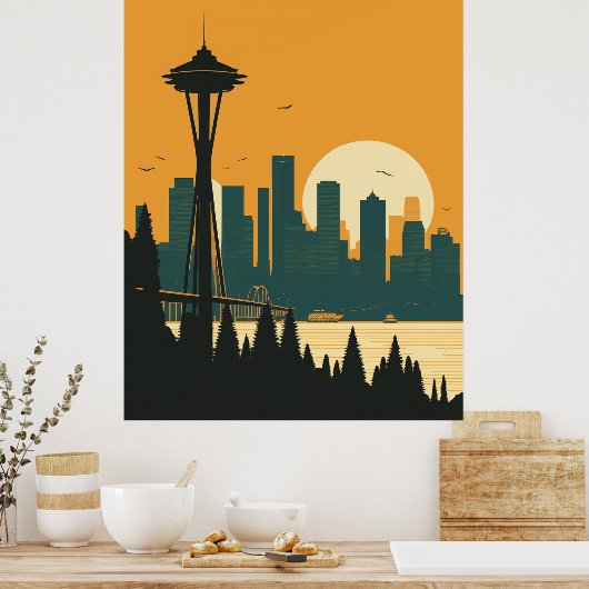 SEATTLE #1 POSTER (Keuken)