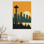 SEATTLE #1 POSTER (Keuken)