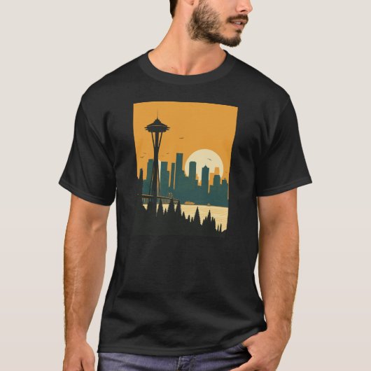 SEATTLE #1 T-SHIRT (Voorkant)