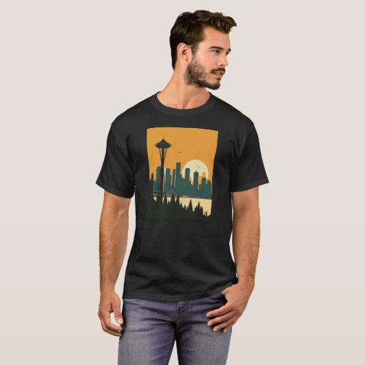 SEATTLE #1 T-SHIRT (Voorkant volledig)