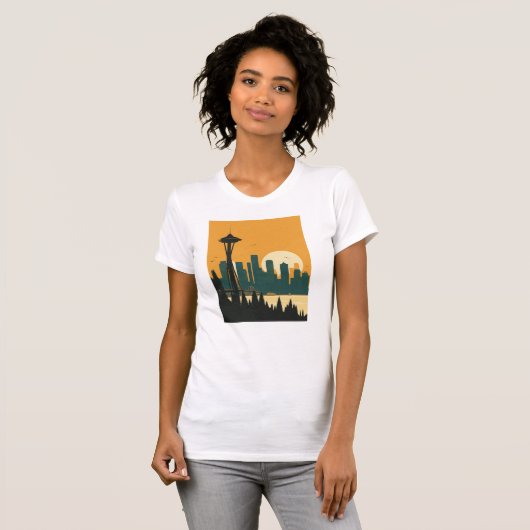SEATTLE #1 T-SHIRT (Voorkant volledig)