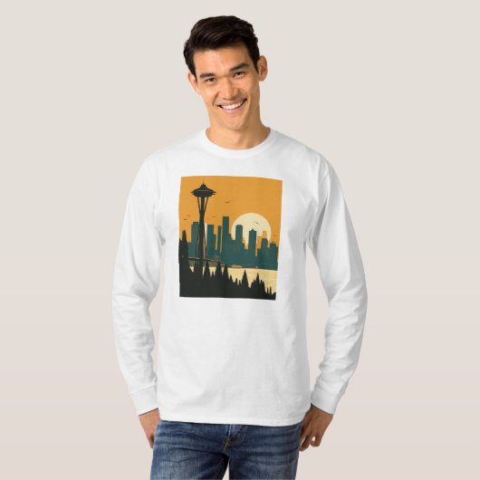 SEATTLE #1 T-SHIRT (Voorkant volledig)