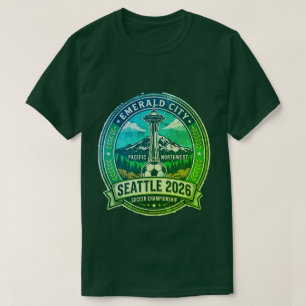 Seattle 2026 Wereldkampioenschap Gaststad Vintage T-shirt