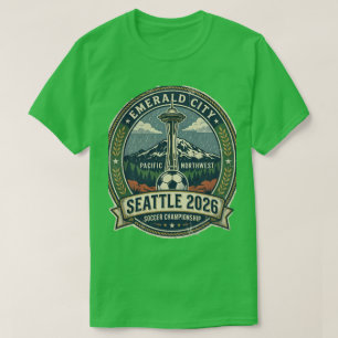 Seattle 2026 Wereldkampioenschap Voetbal Gaststad T-shirt