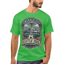 Seattle 2026 World Cup Host City Vintage Football