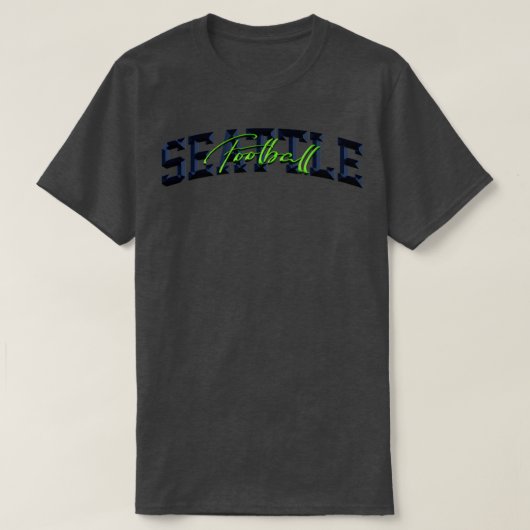 Seattle 3D Chrome T-shirt (Design voorkant)