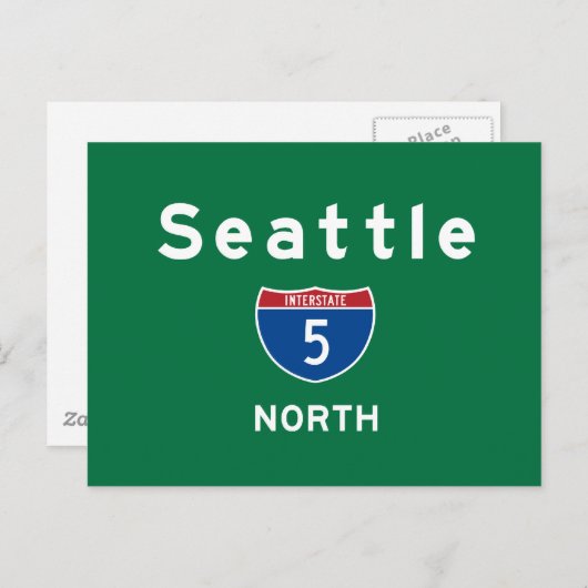 Seattle 5 briefkaart (Voorkant / Achterkant)