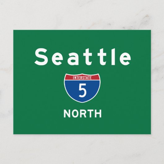 Seattle 5 briefkaart (Voorkant)