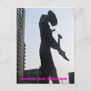 Seattle Art Museum - Hammering Man Briefkaart