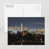 Seattle at Night Feestdagenkaart (Voorkant / Achterkant)