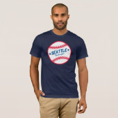Seattle Baseball T-shirt (Voorkant volledig)