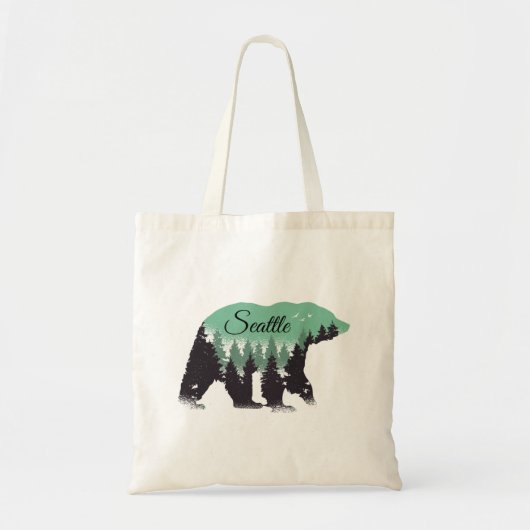 Seattle Beer Forest Tote Bag (Voorkant)