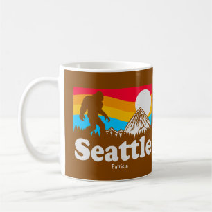 Seattle Big Foot/Sasquatch, op maat gesneden Koffiemok