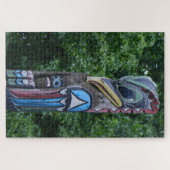 Seattle Bird Topped Totem Pole Legpuzzel (Horizontaal)